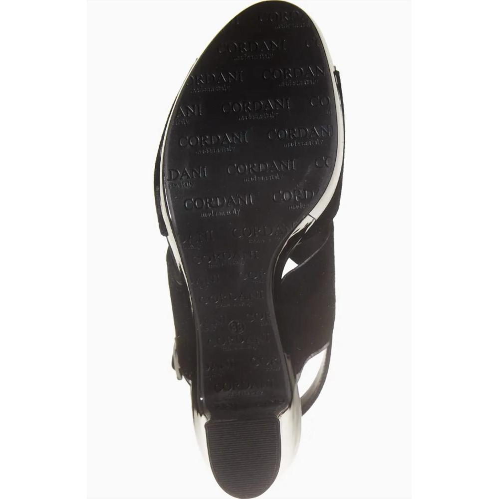 NEW CORDANI toni slingback heels in black suede - Picture 6 of 6